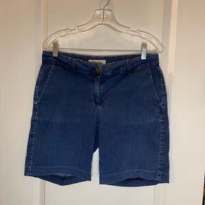 Michael Kors Denim Bermuda Shorts Size 8